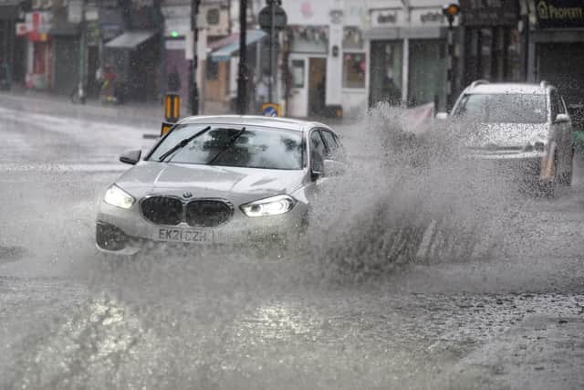 Heavy rain is expected to start this week in some parts of the UK