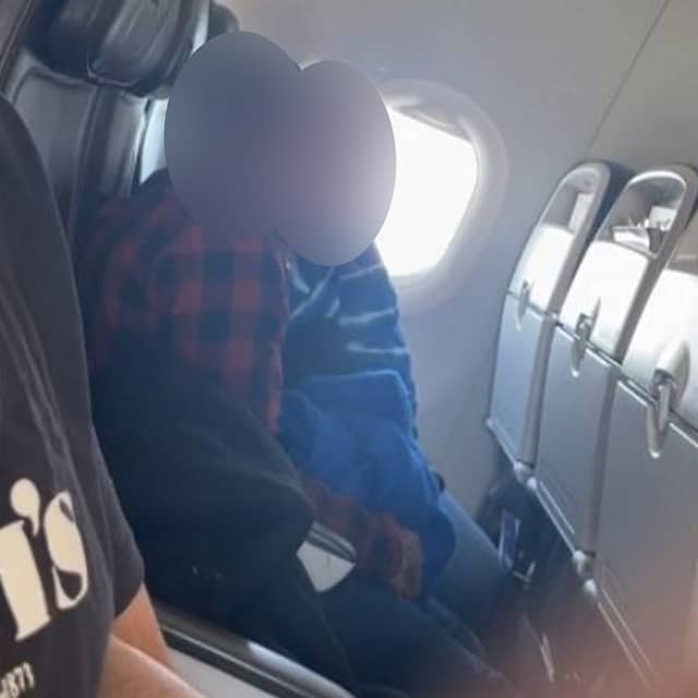 Passengers were left shocked when a couple appeared to engage in a 'vigorous' sex act onboard a BA flight. Picture: SWNS