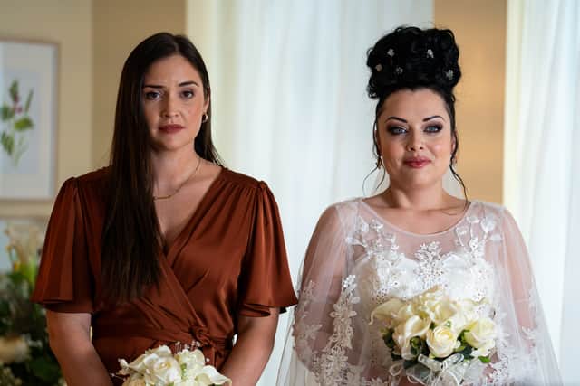 EastEnders - Whitney is a vision of happiness as she prepares to say ‘I do’ to Zack, but he and Lauren are overwhelmed by guilt following their secret tryst. Only time will tell if Whitney will get her happily ever after… (BBC)