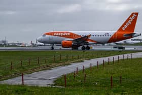 Seven men who were reportedly drunk and “disruptive” were removed from an easyJet flight from Bristol Airport to Malaga. (Photo: AFP via Getty Images)