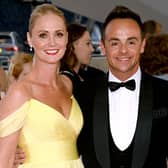 Ant McPartlin (left) welcomes his first child with wife Anne-Marie