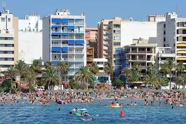 A Spain holiday warning has been issued as Palma, Majorca’s capital, is set to hold an anti-tourist protest later this months as locals have had ‘enough’. (Photo: Getty Images)