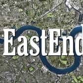 The 'Eastenders' logo. Photo by BBC.