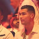 Anthony Joshua was ringside next to Cristiano Ronaldo at the Fury-Usyk fight
