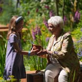 Dame Judi Dench was presented with a seedling from the Sycamore Gap tree at the Chelsea Flower Show (Photo: Yui Mok/PA Wire)