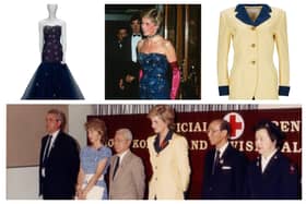From Catherine Walker to Victor Edelstein and Murray Arbeid, there are plenty of Princess Diana's designer dresses available at the acution, which is open to pre-bidding today