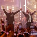 Take That continues their UK tour this weekend, with shows taking place in Middlesbrough and Nottingham. What time should you expect doors to open and for the band to be on stage for all three events? (Credit: Getty)