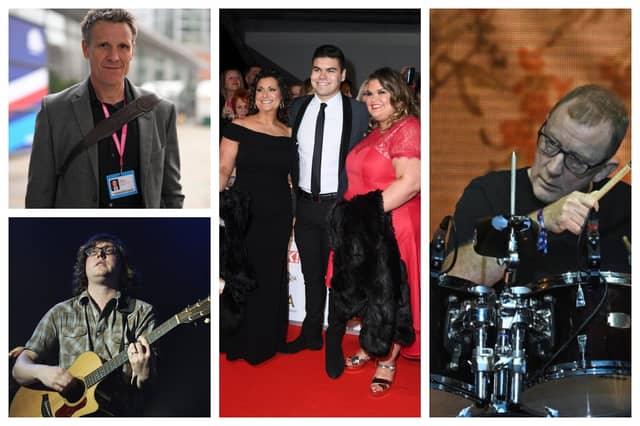 Famous faces including Blur’s drummer Dave Rowntree, Gogglebox star Josh Tapper and Olympian James Cracknell are bidding to be MPs. Pictured him are James Cracknell, Tom Gray, Josh Tapper (with family) and Blur's Dave Rowntree