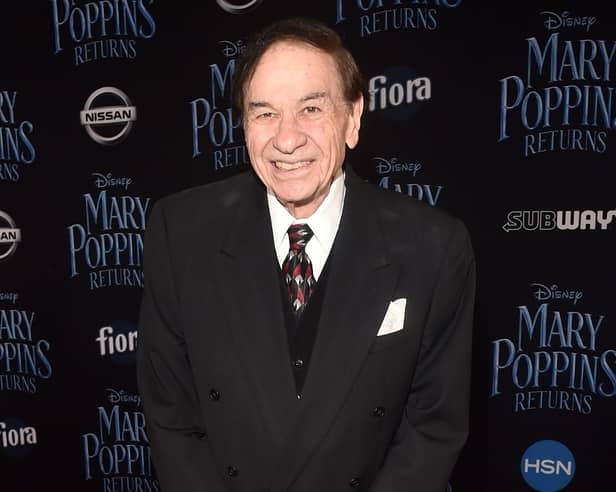 The man behind scores of iconic Disney songs, Richard M Sherman, has died. Picture: Getty Images for Disney