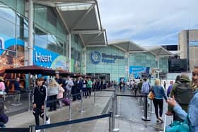Passengers travelling from Birmingham Airport during the bank holiday weekend were hit with almost two-hours queues. (Credit: Isabella Boneham/NationalWorld)