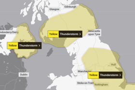 The Met Office has issued a yellow storm warning for parts of the UK this week