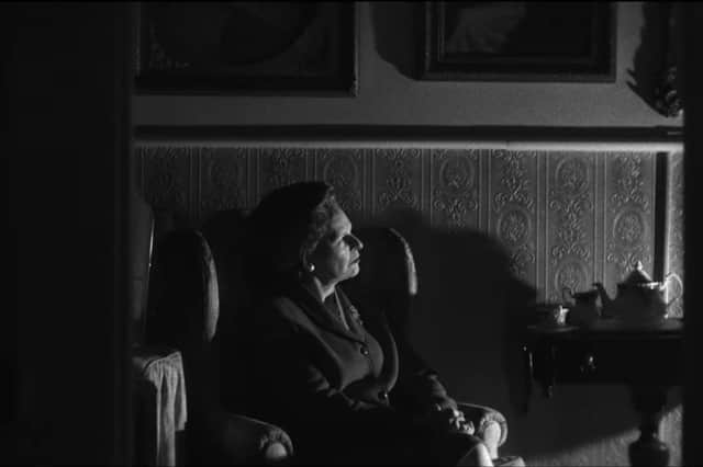Screen shot of Margaret Thatcher in the latest trailer for Call of Duty: Black Ops 6.