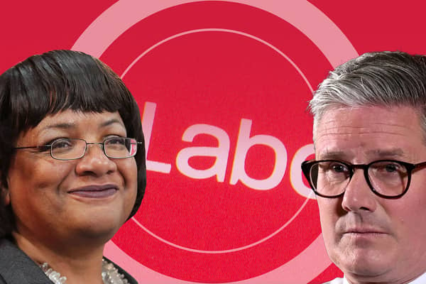 Diane Abbot and Keir Starmer. Credit: Mark Hall/Getty