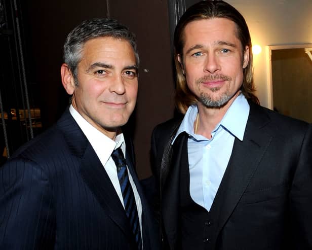 George Clooney and Brad Pitt star alongside each other in new action-comedy Wolfs (Photo: Michael Buckner/Getty Images  for American Foundation for Equal Rights)