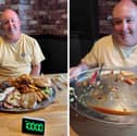 'Mean'steakhouse refuses to pay customer £100 for eating 3.2-kilo mixed grill challenge. Picture: Kennedy News