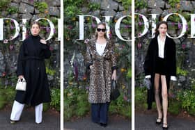 Rosamund Pike, Jennifer Lawrence and Alexa Chung attends the Dior Cruise 2025 at Drummond Castle on June 03, 2024 in Edinburgh, Scotland. (Photo by Pascal Le Segretain/Getty Images for Christian Dior)