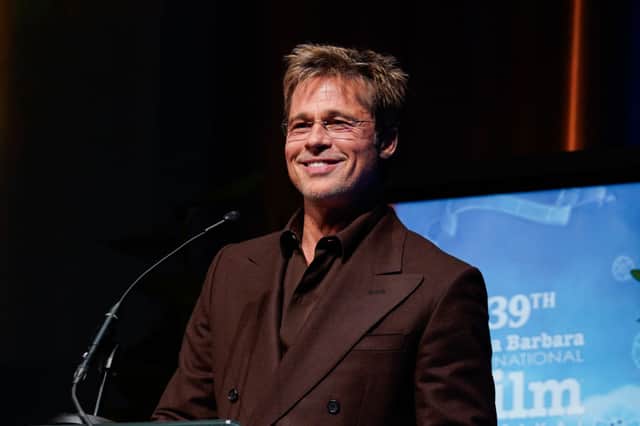 Brad Pitt is working with Lewis Hamilton on the Formula One movie which will be released next June.