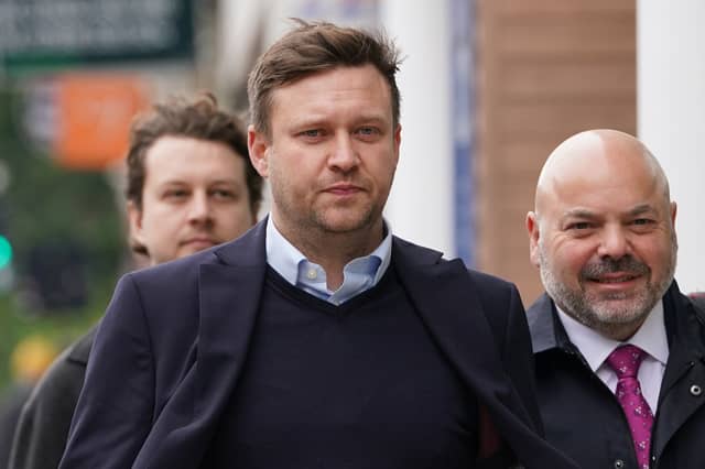 Scott Law, 43, has been found guilty of headbutting Manchester United legend and popular football pundit Roy Keane following an incident at Arsenal's Emirates Stadium last year. (Credit: Lucy North/PA Wire)