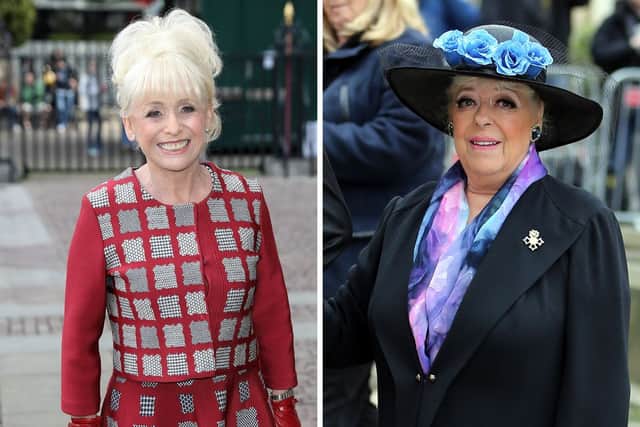 TV legends Barbara Windsor and Julie Goodyear (Getty) 