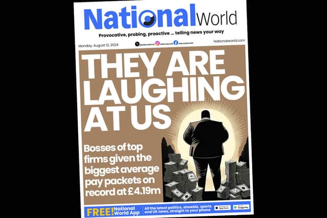Pay packets increased to a new record for those at the top