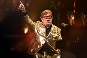 Elton John on stage