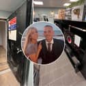 Ryan Green, 28, and his wife, Nicole, 27, bought an abandoned bank for £31k and transformed it into a home - complete with the original safe and doors. 