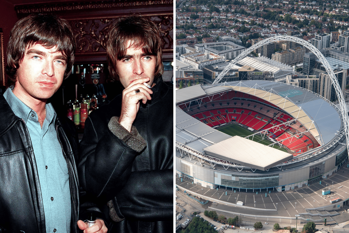 When did Oasis last play Wembley Stadium?