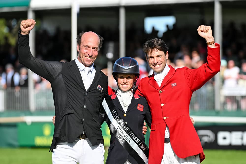 Ros Canter grabbed glory ahead of Tim Price and Harry Meade
