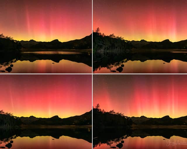 Northern Lights: Stunning timelapse video shows Aurora Borealis light up the Lake District. Credit: Gregg Wolstenholme Photography