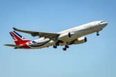 An RAF jet used to transport members of the Royal Family came within 100ft of smashing into an illegally flown drone. (Photo: Getty Images)
