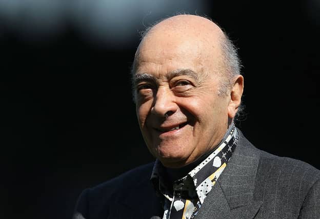 When did Mohamed Al Fayed sell Harrods, who owns it now?