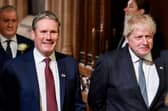 Two peas from the same pod? Are Keir Starmer and Boris Johnson may be more alike than you might expect? 