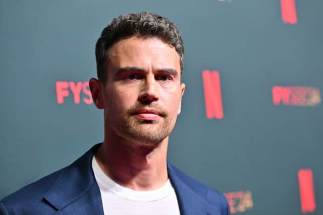 Critically acclaimed for his performance in the television series The White Lotus, Theo James also recently played the lead role in Guy Ritchie's action comedy series The Gentlemen.