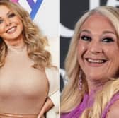 Carol Vorderman, left, and Vanessa Feltz