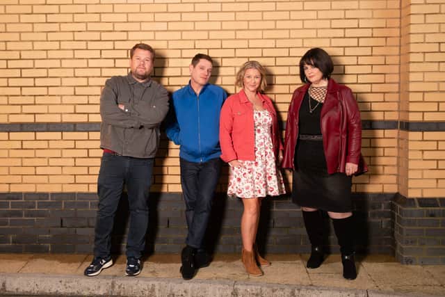 The first look at Gavin and Stacey as the first episode in five years look to premiere this Christmas.
