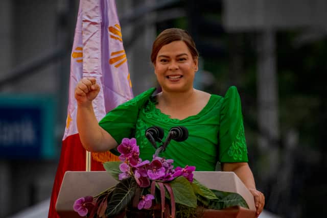 Vice president of the Philippines, Sara Duterte, has hired an assassin to kill the president, his wife and the House of Represenatives speaker - as a contingency measure for her own assassination.