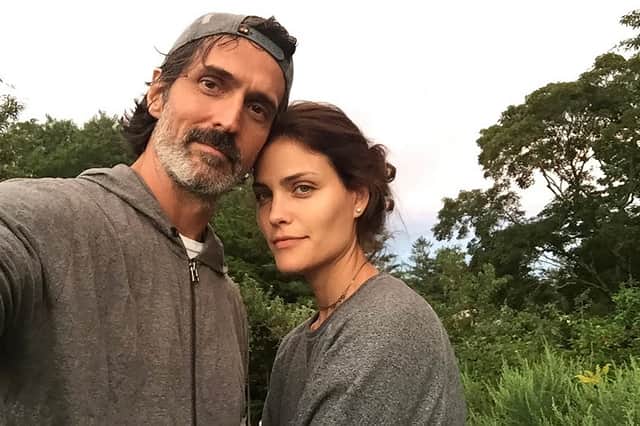 Model Luciana Curtis poses with her husband, photographer Henrique Gendre. The family were held captive with snakes and scorpions in Sao Paulo, Brazil.