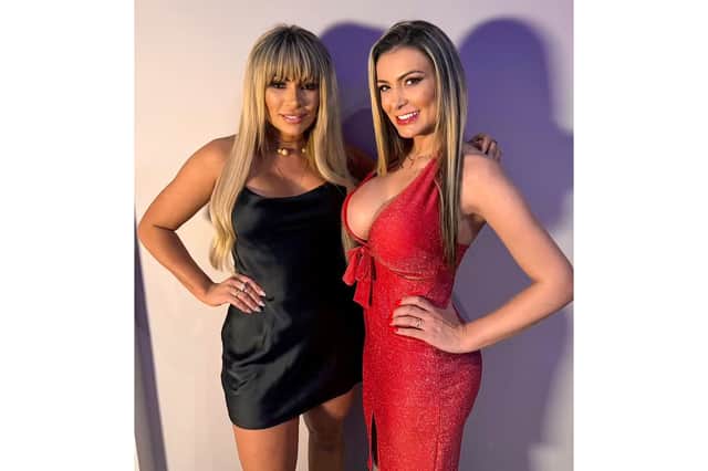 Picture shows Ana Akiva (left) and Andressa Urach, undated. They reportedly recorded a porn. Note: Private photo taken from local media. (Newsflash)