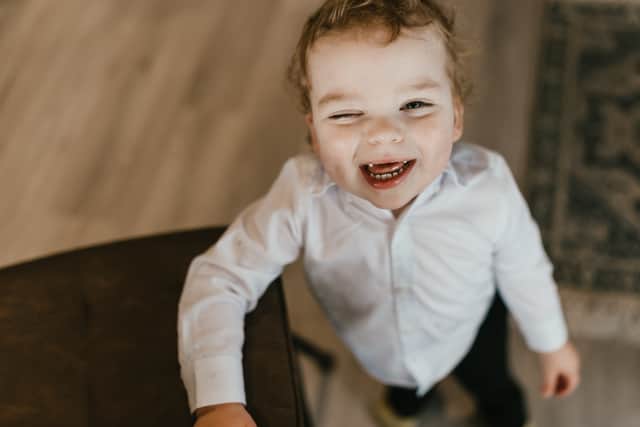A little boy is set to have his “eye removed” after a “minor fall” that “caused him to be blind”. (Photo: GoFundMe)