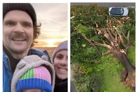 A man is “on life support” after being struck by a “falling tree” during Storm Darragh - with his family and friends “preparing for the worst”. (Photo: GoFundMe/PA)