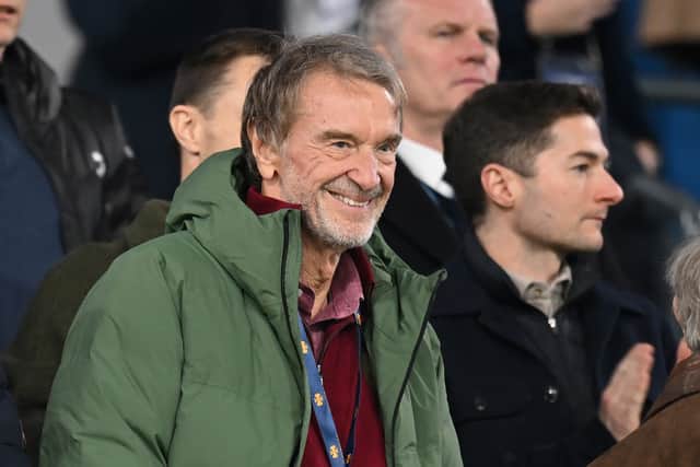 Sir Jim Ratcliffe recently increased his share in Manchester United.