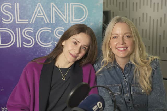 Royal Ballet star Marianela Nunez (left) with host Lauren Laverne appearing on BBC Radio 4's Desert Island Discs.