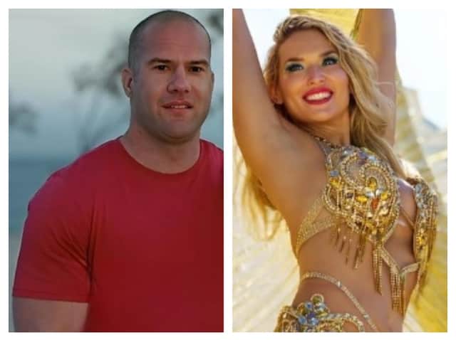 90 Day Fiancé star Josko Luketin (left) has apologised to ex Vanja Grbic (right) after making sex tape without her permission during their relationship. Photos by Facebook/Instagram.