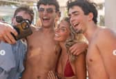 Bonnie Blue has posted photos and videos from Cancun Spring Break at the Grand Oasis resort in Mexico, where hundreds of high school students from the US go to each year. 