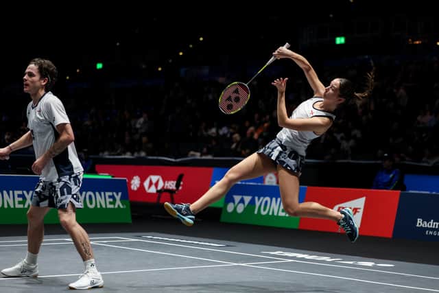 Estelle van Leeuwen was making her debut at the YONEX All England