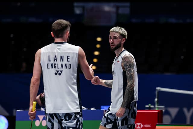 Lane and Vendy will be hoping to reach the third round at the All England.