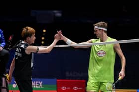 Two-time champion Axelsen suffered a first defeat to Lin Chun-Yi
