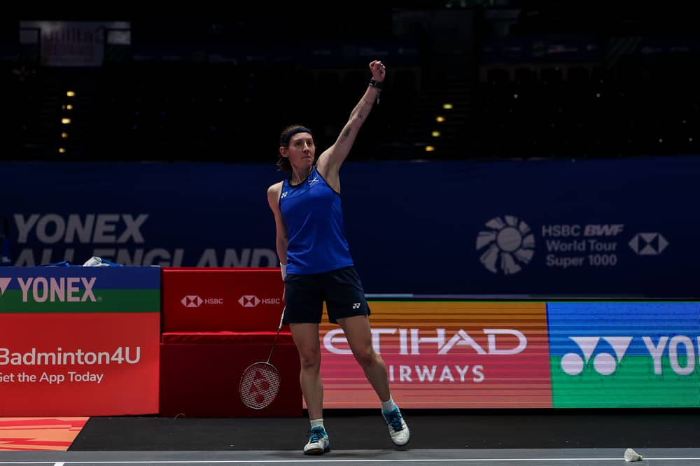 Gilmour earned only her second All England win of her career in the first round