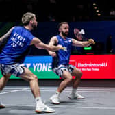 Lane and Vendy saw game points go by in the second game as they lost in straight sets