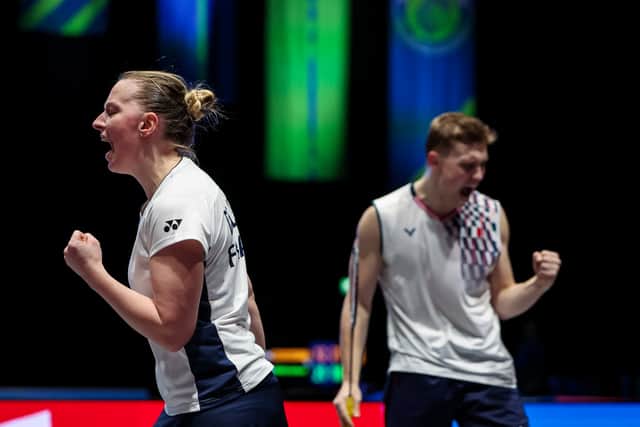 Delrue and Gicquel are seeded third in the mixed doubles draw